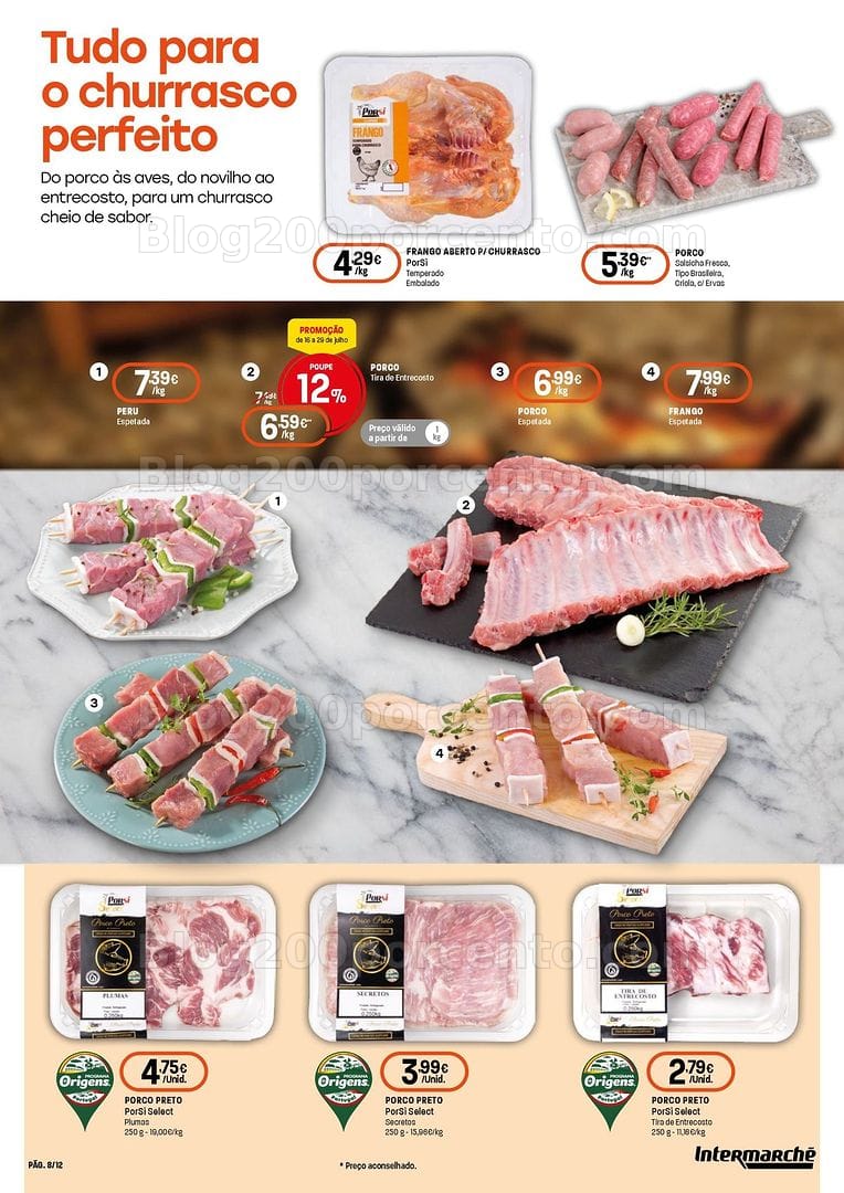 Antevisão Folheto INTERMARCHÉ Especial Churrascos Promoções de 16 a 29 julho
